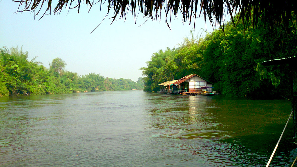 River Hut at Nam Tok Sai Yok Noi, Kanchanaburi