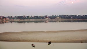 A Receded River Ganga View