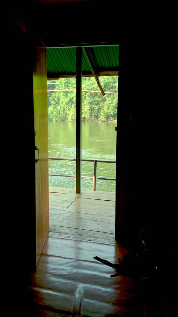 View Through the Hut Door